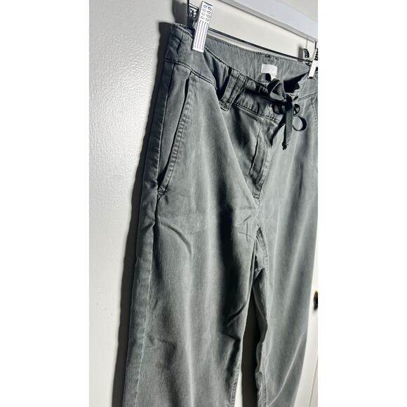 J Jill Pants Womens 4 Green Wide Leg Ankle Stretch Professional Preppy Pants - Picture 4 of 10